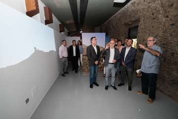 El Centro de Interpretación de Risco Caído, preparado para recibir a visitantes (Foto TA)